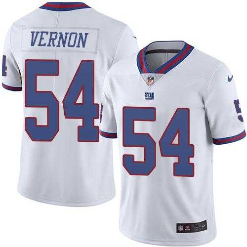 Nike Men & Women & Youth Giants 54 Olivier Vernon White Color Rush Limited Jersey,We sell and wholesale Nike Men & Women & Youth Giants 54 Olivier Vernon White Color Rush Limited Jersey on line form chian!